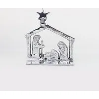 Mitienda Shop Mitienda Shop Deko-Figur Krippe aus Zinn – Produktbild 1 von 1