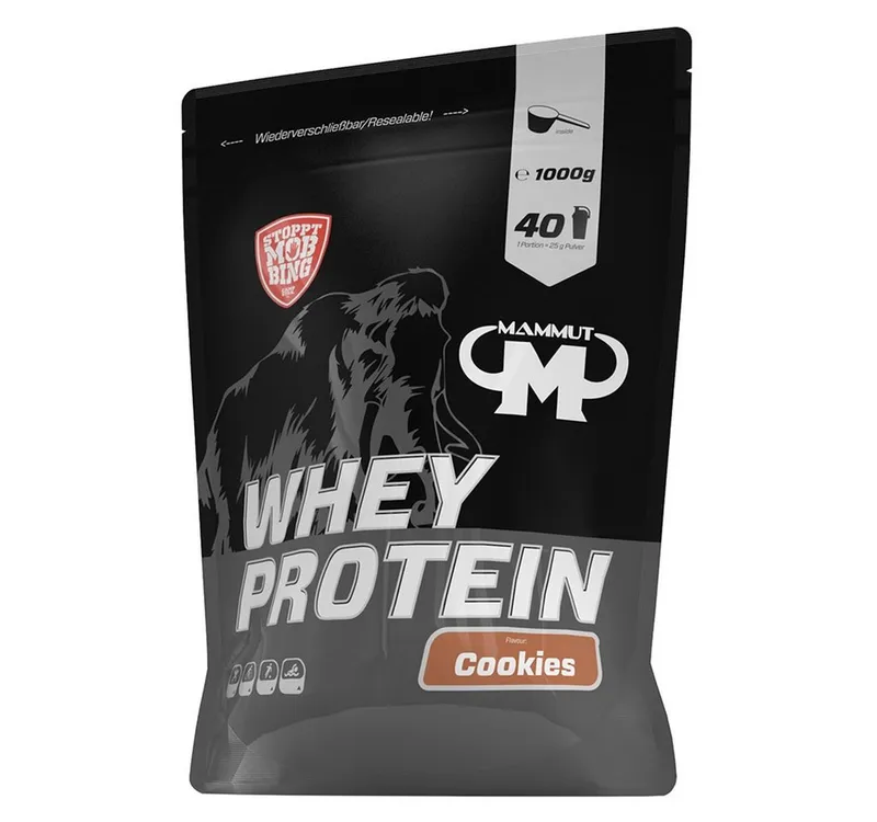 Mammut Nutrition Mammut Nutrition Whey Protein 1000 g Cookie – Produktbild 3 von 5