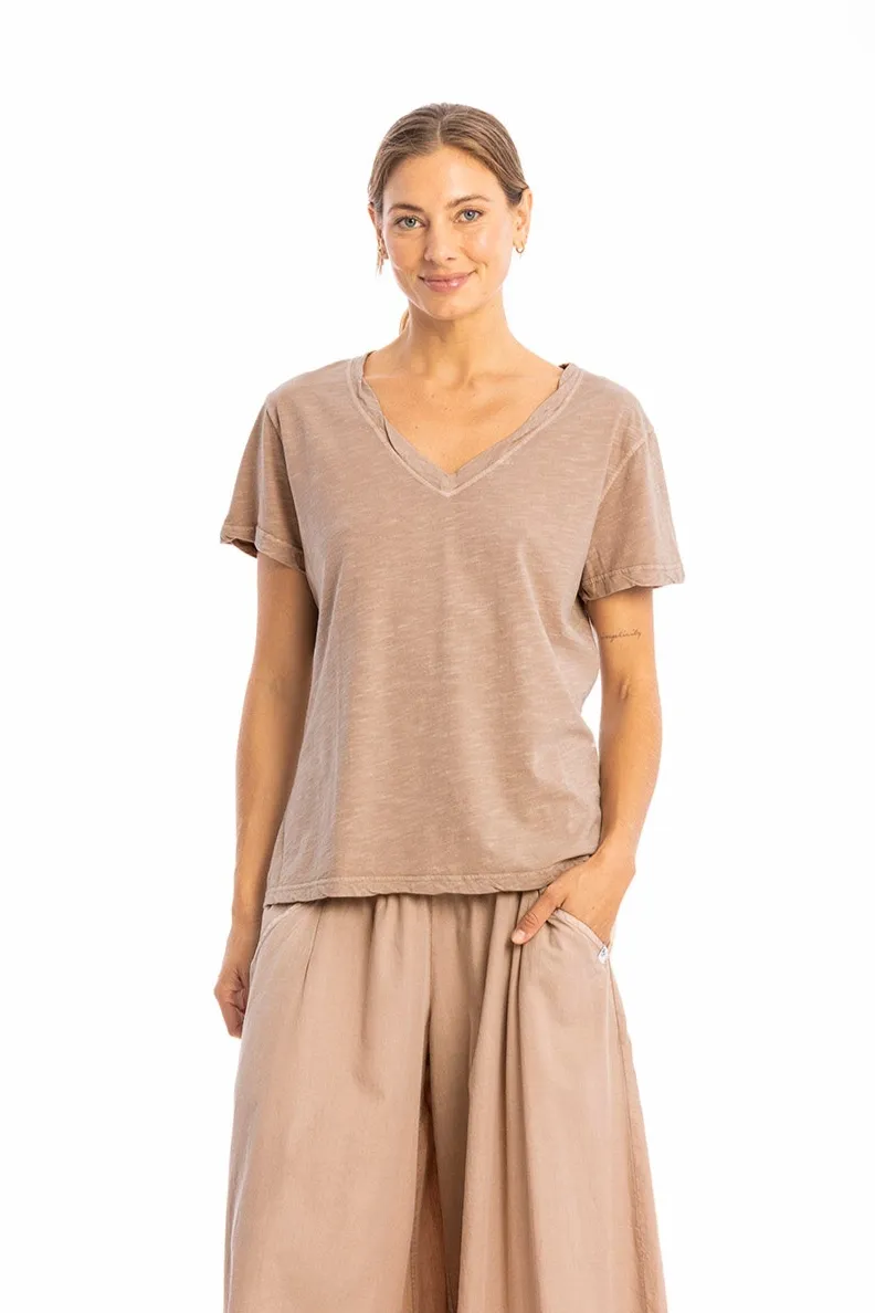RAVENS VIEW IBIZA RAVENS VIEW IBIZA Damen vegan Top Nova Taupe Braun, Hellbraun, – Produktbild 2 von 2