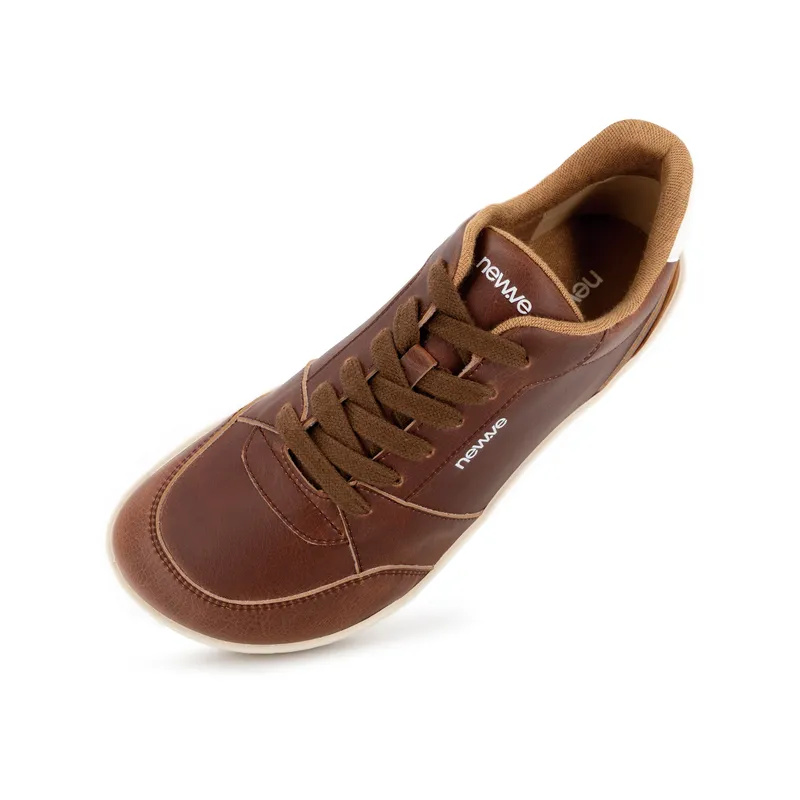 newve newve Herren vegan Sneaker Genesis Holz Braun, Braun, – Produktbild 2 von 2