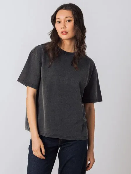 Honest Basics Honest Basics OG Shirt aus Bio- und recycelter Baumwolle, Charcoal, – Produktbild 4 von 4