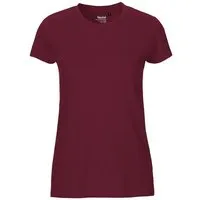 Neutral Neutral® Damen Ladies Fit T-Shirt von Neutral Bio Baumwolle, Bordeaux, – Produktbild 1 von 1