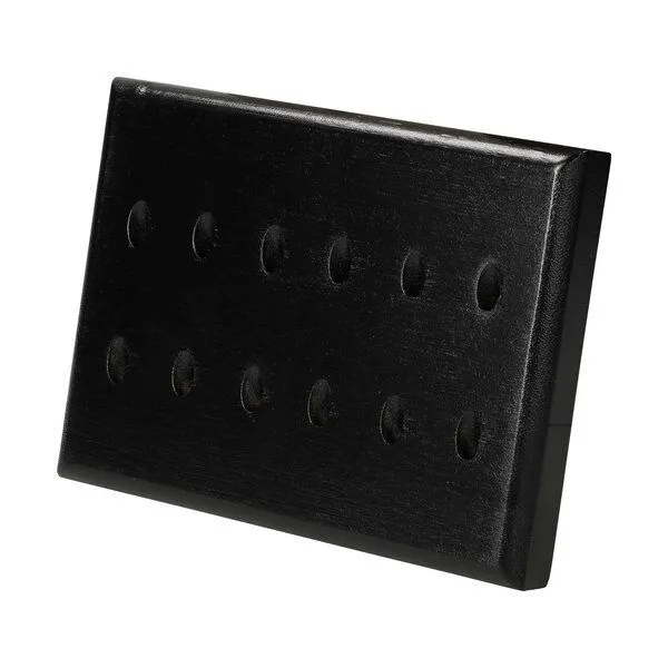 elasto elasto Dartpfeilhalterung aus Holz - Dart Wandhalterung für 12 Pfeile, Schwarz, – Produktbild 1 von 4