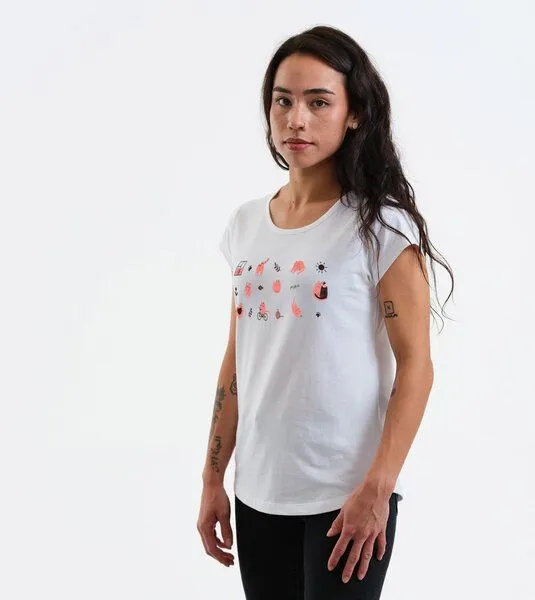 Gary Mash GARY MASH Shirt Asheville Katzenliebe aus Biobaumwolle, Weiß, – Produktbild 4 von 4