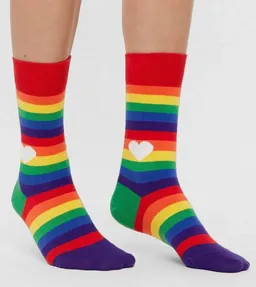 Natural Vibes Natural Vibes Rainbow Socken Bio GOTS | Bunte Socken | Herren Damen Socken | Lustige Socken – Produktbild 1 von 1