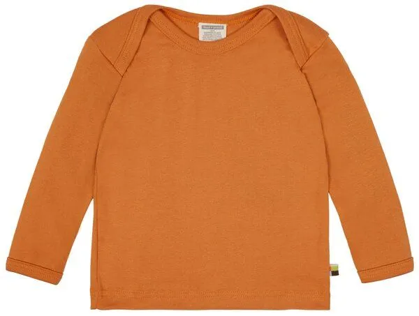 loud + proud loud + proud Babys & Kinder Shirt uni, GOTS-zertifiziert, Carrot(orange), – Produktbild 2 von 2