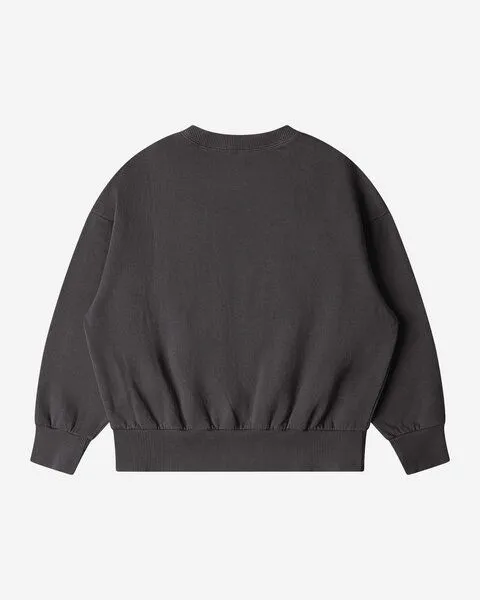 MATONA Matona Pullover | Crewneck Sweatshirt | aus Baumwolle | GOTS-zertifiziert, Washed black, – Produktbild 3 von 3