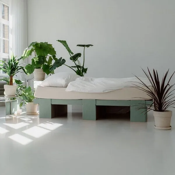 ROOM IN A BOX ROOM IN A BOX GRID Bett, Salbei, – Produktbild 2 von 4