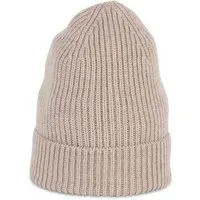 YTWOO YTWOO Unisex-Mütze mit breitem Rand aus 100% Merinowolle | Made in Spanien, Beige, – Produktbild 1 von 1