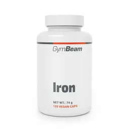 GymBeam GymBeam Eisen 120 Kapseln ohne Geschmack – Produktbild 1 von 1