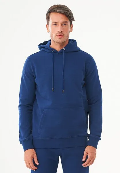 ORGANICATION ORGANICATION Hoodie aus Bio-Baumwolle, Navy, – Produktbild 1 von 3