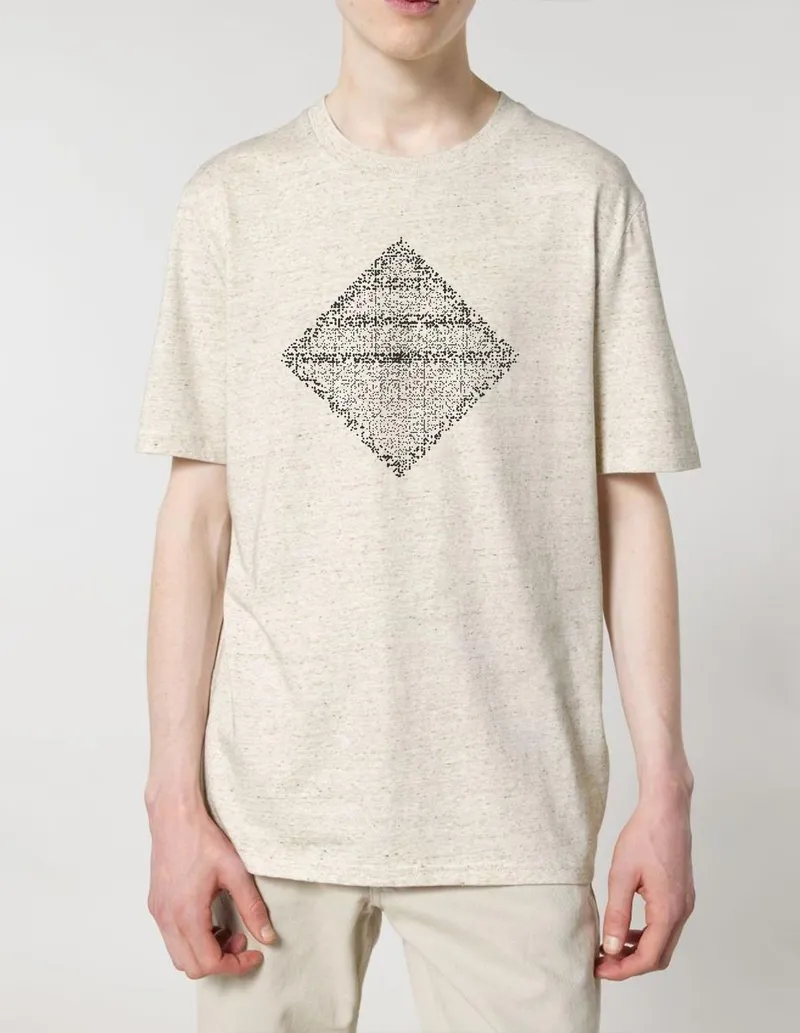 UNIPOLAR UNIPOLAR Mathematik T-Shirt Primspirale, Heather ash, – Produktbild 1 von 1
