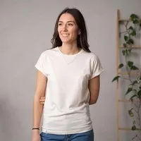 Vresh Clothing Vresh Clothing Vranziska - Kimono T-Shirt mit TENCEL (TM) Lyocell, Ecru, – Produktbild 1 von 1