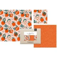 little bee fresh little bee fresh Bio-Bienenwachstuch "Starter-Set" - 3er, Granatapfel, – Produktbild 1 von 1