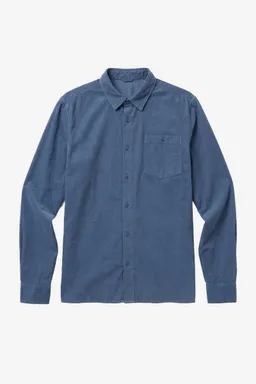 KnowledgeCotton Apparel KnowledgeCotton Apparel Herren vegan Hemd Regular Passform Cord Vintage Indigo – Produktbild 1 von 1