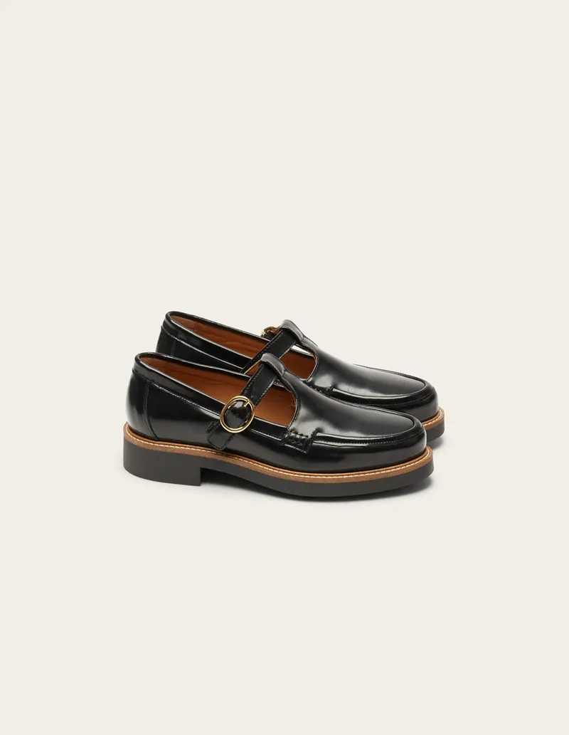 Odaje Leder-Derbies Modell: Carmen, Black, – Produktbild 1 von 1