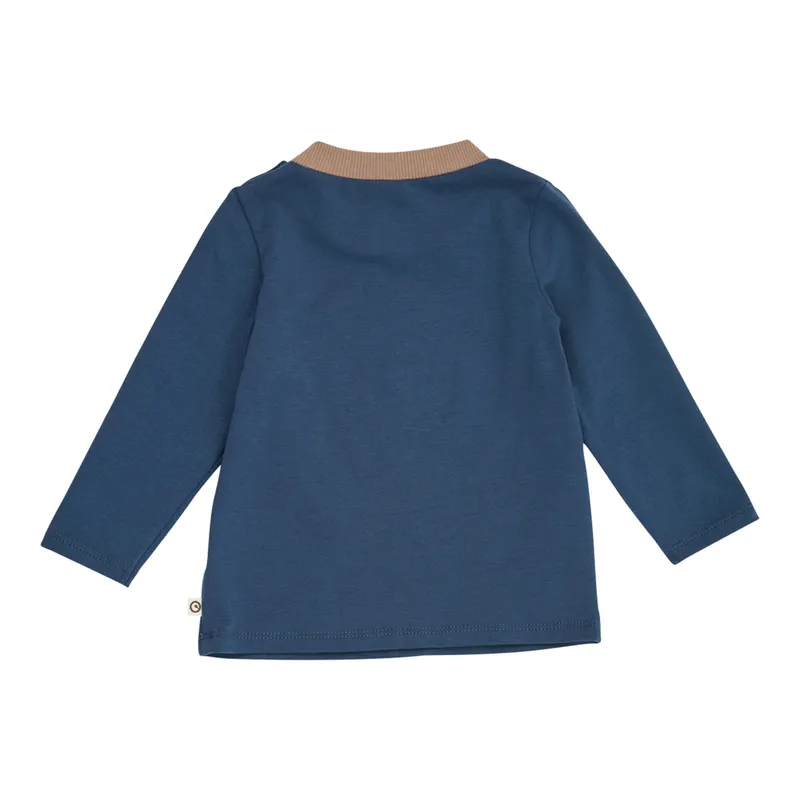 müsli Müsli Shirt langarm Drache, Blau, – Produktbild 1 von 1