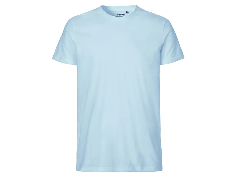 Neutral Neutral Bio-Herren-T-Shirt mit Rundhalsausschnitt, light blue, Gr. XXL – Produktbild 1 von 1
