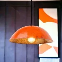 Moogoo Creative Africa Moogoo Creative Africa Deckenlampe Hängeleuchte aus recycelten Ölfässern 38-42cm Durchmesser Industrial Design Upcycling – Produktbild 1 von 1