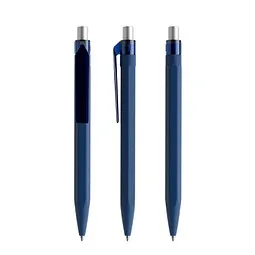 prodir prodir QS50 Soft Touch PRT Push Kugelschreiber, Sodalite Blue-Silver satin finish – Produktbild 1 von 1