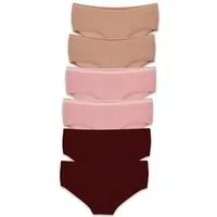 ORGANICATION ORGANICATION KARINNA | Hipster aus Bio-Baumwolle und TENCEL Modal im 6er-Pack, Mix-15, – Produktbild 1 von 1