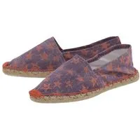 Japanwelt Espadrilles Japanwelt Espadrilles Espadrilles Canvas Unisex Sommerlatschen Leinen Sterne orange-lila – Produktbild 1 von 1