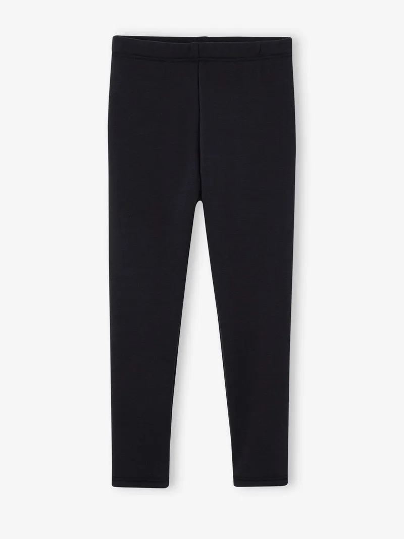 Vertbaudet Mädchen Thermo-Leggings mit Fleecefutter, Schwarz, – Produktbild 1 von 3