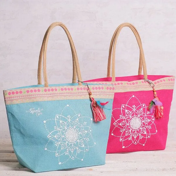 Spirit of OM Spirit of OM Jutetasche, Natur, – Produktbild 2 von 3