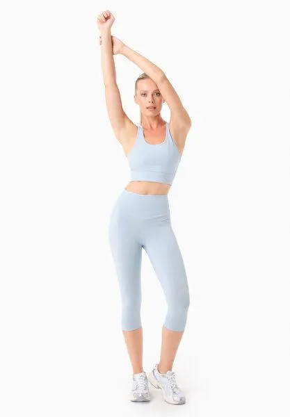 ORGANICATION ORGANICATION LISSA | Capri-Leggings aus Bio-Baumwolle, Seashell blue, – Produktbild 1 von 4