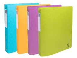Exacompta 12 Exacompta Ringbücher "Pop'N Co", DIN A4 Maxi, 4 Ringe 30 mm, RB 40 mm, sortiert – Produktbild 1 von 1