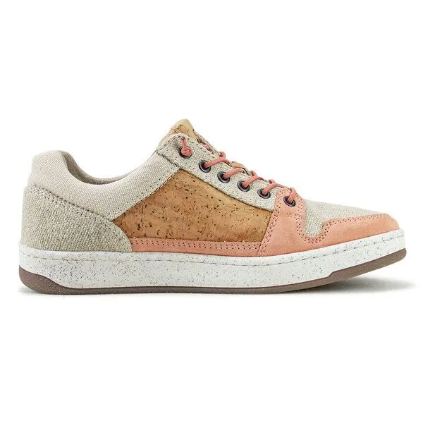 Doghammer Doghammer Nachhaltiger Sneaker mit recyceltem Kork für Damen - Natural Commuter, Peach (rosa), – Produktbild 3 von 4