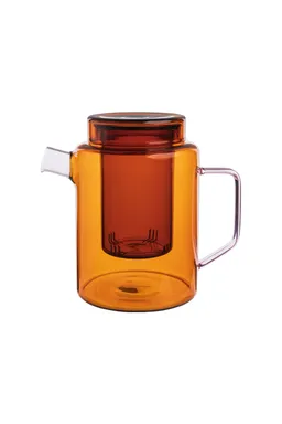 Tranquillo Teekanne RAIINBOW Orange – Borosilikatglas - orange – Produktbild 1 von 1