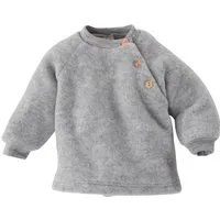Engel natur Engel Natur Baby Pullover Bio-Merinowolle Fleece melange-hellgrau Gr. 74/80 – Produktbild 1 von 1