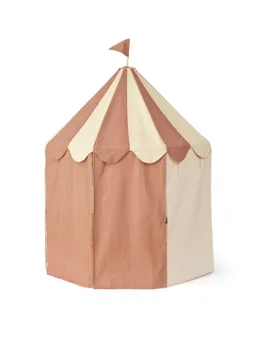 Kids Concept Pavillon Zelt gestreift dusty braun – Produktbild 1 von 1