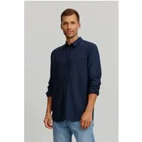 recolution Recolution Herren vegan Hemd Muskatnuss Marineblau – Produktbild 1 von 1