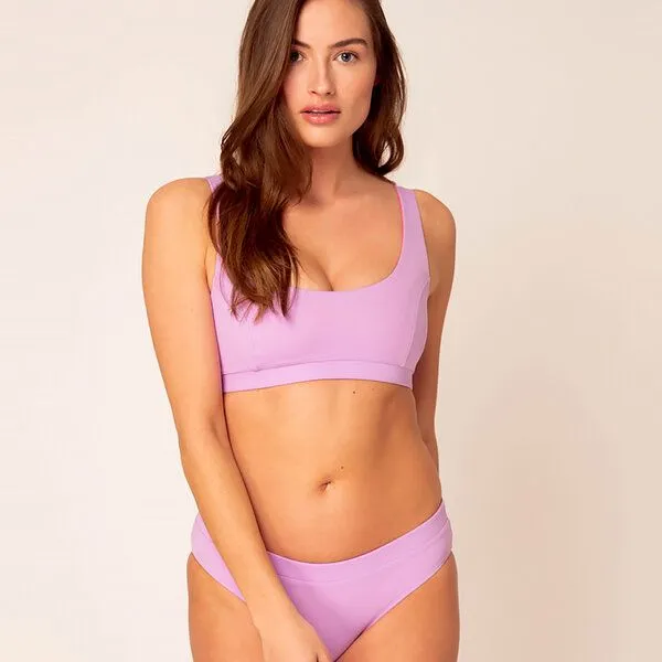 Woodlike Ocean Woodlike Ocean Anais Top - wendbar uni, Lila (lila-pink), – Produktbild 1 von 4