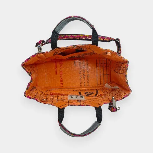 REFISHED fair fashion REFISHED fair fashion Tasche 'ISOLDE BAG', #tweed pink, – Produktbild 5 von 6