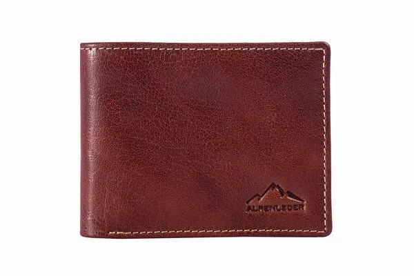 Alpenleder Alpenleder Geldbeutel AMBRAS, Brandy, – Produktbild 2 von 4