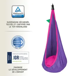 La Siesta LA SIESTA Kinder-Hängehöhle Joki 4-tlg. Ø 70 cm Textil Lilly – Produktbild 1 von 1