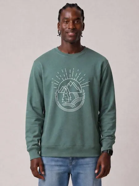watapparel watapparel Sweatshirt Unisex Natur ist schön, Green bay, – Produktbild 2 von 2