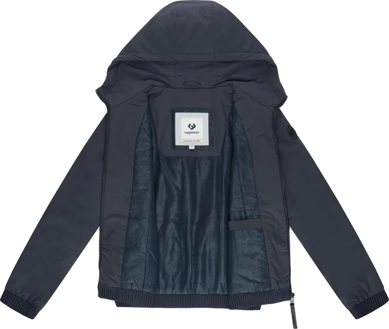 ragwear ragwear Bomberjacke Chinta Warm YOUMODO Warme Übergangsjacke mit elastischen Bündchen, Blau, – Produktbild 1 von 5