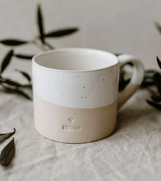 Eulenschnitt Eulenschnitt Tasse aus Steingut – Produktbild 2 von 4