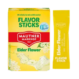 Mautner FlavorSticks Elder Flower, 0 % Zucker, vegan, 10 Stk – Produktbild 1 von 1