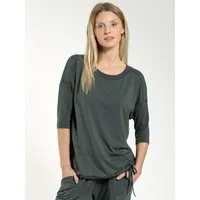 Magadi Magadi Yoga Shirt SARA aus Naturmaterial, Grün (khaki), – Produktbild 1 von 1