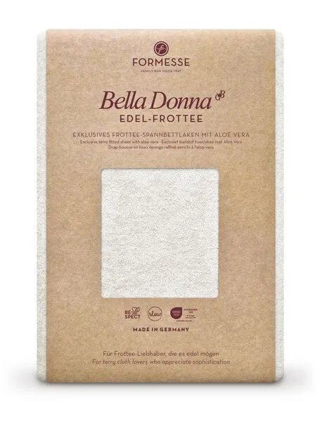 formesse formesse Spannbettlaken aus Edel-Frottee für die kälteren Monate, Nebelgrau700, – Produktbild 1 von 4
