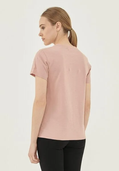 ORGANICATION ORGANICATION Damen Basic T-Shirt aus Bio-Baumwolle, Rose, – Produktbild 4 von 4