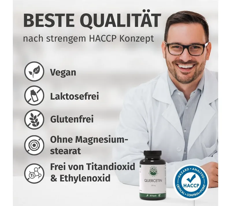 Green Naturals Green Naturals Quercetin 500 mg vegan – Produktbild 6 von 6