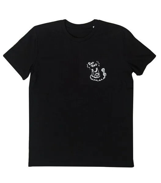 päfjes päfjes Ring Ring Telefon - Brust Motiv - Fair Wear Männer T-Shirt - Schwarz – Produktbild 1 von 3