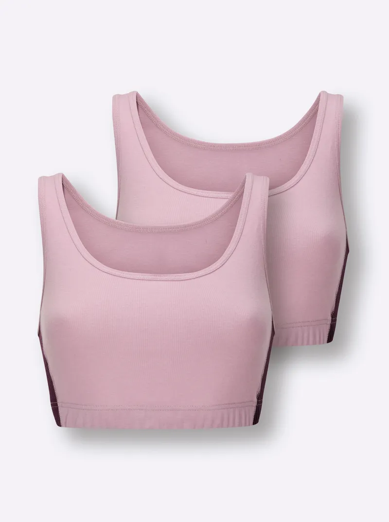 wäschepur Bustier, Mauve-burgund, – Produktbild 1 von 2