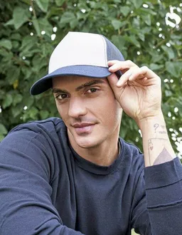 Atlantis Headwear Atlantis Headwear Freizeit-Truckercap aus recyceltem Polyester-Segeltuch – Produktbild 1 von 1